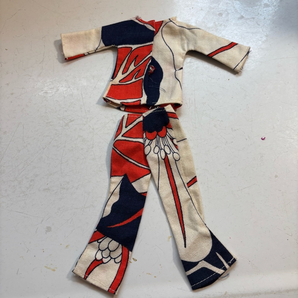 🛍️3/$30 Vintage handcrafted Barbie doll outfit pants and shirt